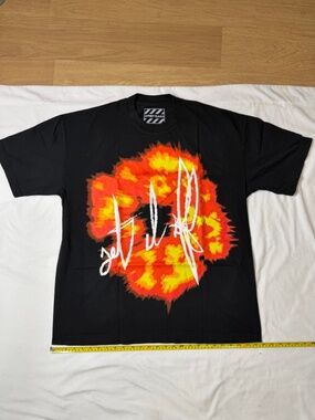 Denim Tears X Offset Collab Black Tee Shirt Size X-Large Authentic
